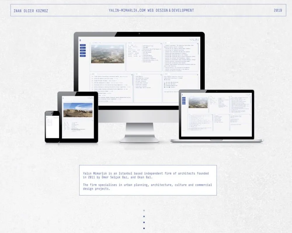 Yalın Architects Web design & development
